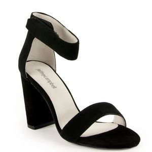 Jeffrey Campbell Lindsay Heel in Black Suede (Size 5.5)